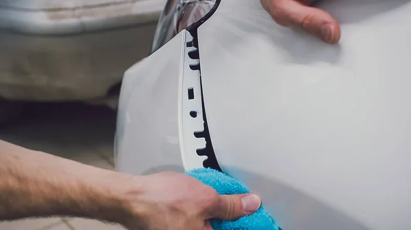 Car paint ochrony, ochrony instalacji powłoki — Zdjęcie stockowe