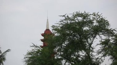 Hanoi Vietnam Tran Quoc Pagoda tapınağın aşağı kaydırmak