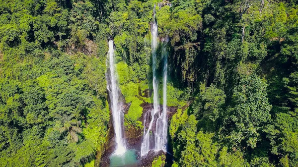 Bali waterfall, Sekumpul Waterfall, Bali, Indonesia — Stockfoto