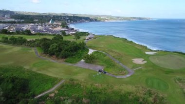Şaşırtıcı doğa manzara güzel. Tropikal mavi Güneş deniz. Bali Adası. Tropik cennet