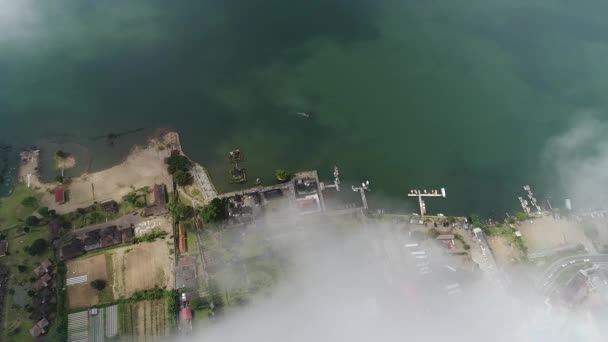 美しい素晴らしい自然の風景。熱帯の青い太陽海。高級リゾート。バリ島の島。熱帯の楽園 — ストック動画