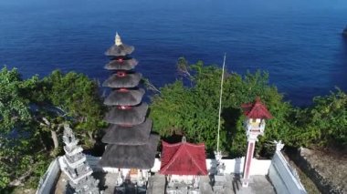 Bali, Endonezya yaz, dağda eski köy.
