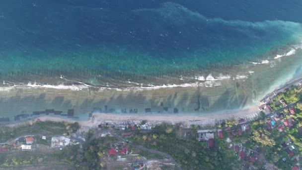 Suwehan Strand Van Nusa Penida Island Bali Indonesië — Stockvideo