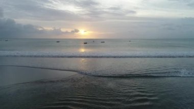 Crystal Bay beach Nusa Penida Adası. Endonezya