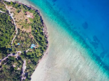 Patong görünümünden Tri Trang beach üstten görünüm