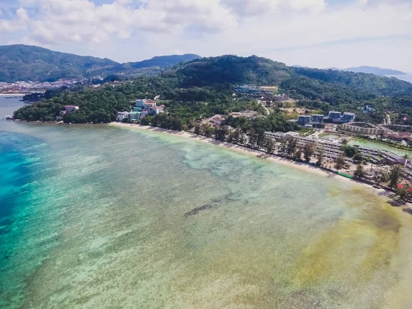 Patong Ansicht von Tri Trang Strand Draufsicht — Stockfoto