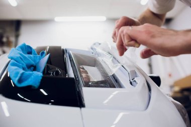 Araba boya koruma, kaplama yükleme korumak