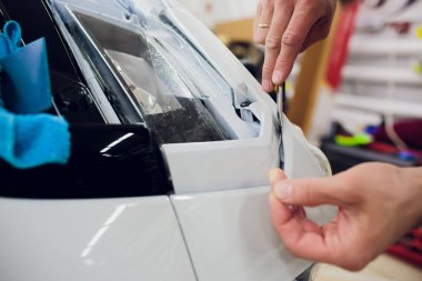 Araba boya koruma, kaplama yükleme oyma bıçağı korumak