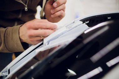 Araba boya koruma, kaplama yükleme korumak