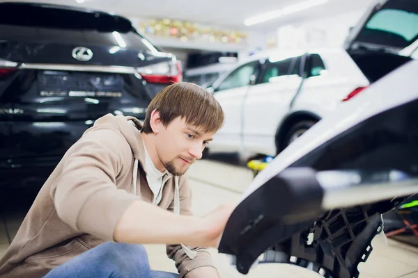 Auto verf bescherming, bescherming van coating installatie — Stockfoto