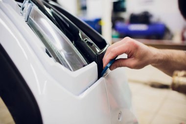 Araba boya koruma, kaplama yükleme korumak