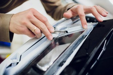 Araba boya koruma, kaplama yükleme oyma bıçağı korumak