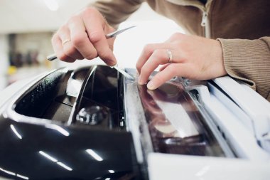 Araba boya koruma, kaplama yükleme oyma bıçağı korumak