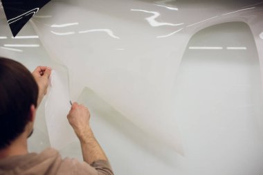 Araba boya koruma, kaplama yükleme oyma bıçağı korumak