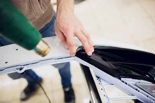 Auto verf bescherming, bescherming van coating installatie — Stockfoto