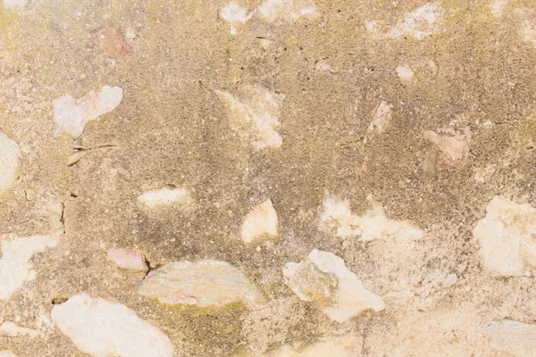 灰色の石造り壁の背景。自然なビー玉の詳細 — ストック写真