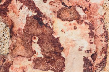 Kaya katmanları - renkli oluşumlar kayaların yığılmış yüzlerce yıl. Büyüleyici doku ile ilginç arka plan.