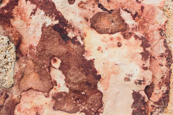 Vrstev horniny - barevné formace hornin skládaný nad stovky let. Zajímavé pozadí s fascinující textury. — Stock fotografie