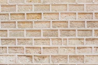 Arka plan eski vintage tuğla duvar, gerçek bir fotoğraf