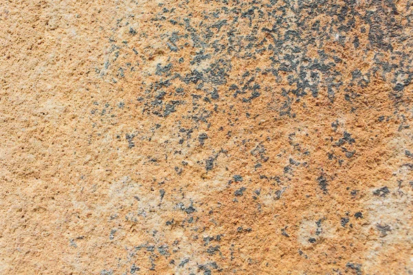 Fundo de cimento de parede pintado amarelo velho . — Fotografia de Stock