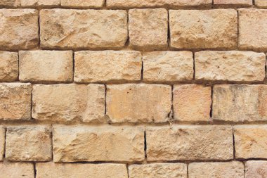 Arka plan eski vintage tuğla duvar, gerçek bir fotoğraf