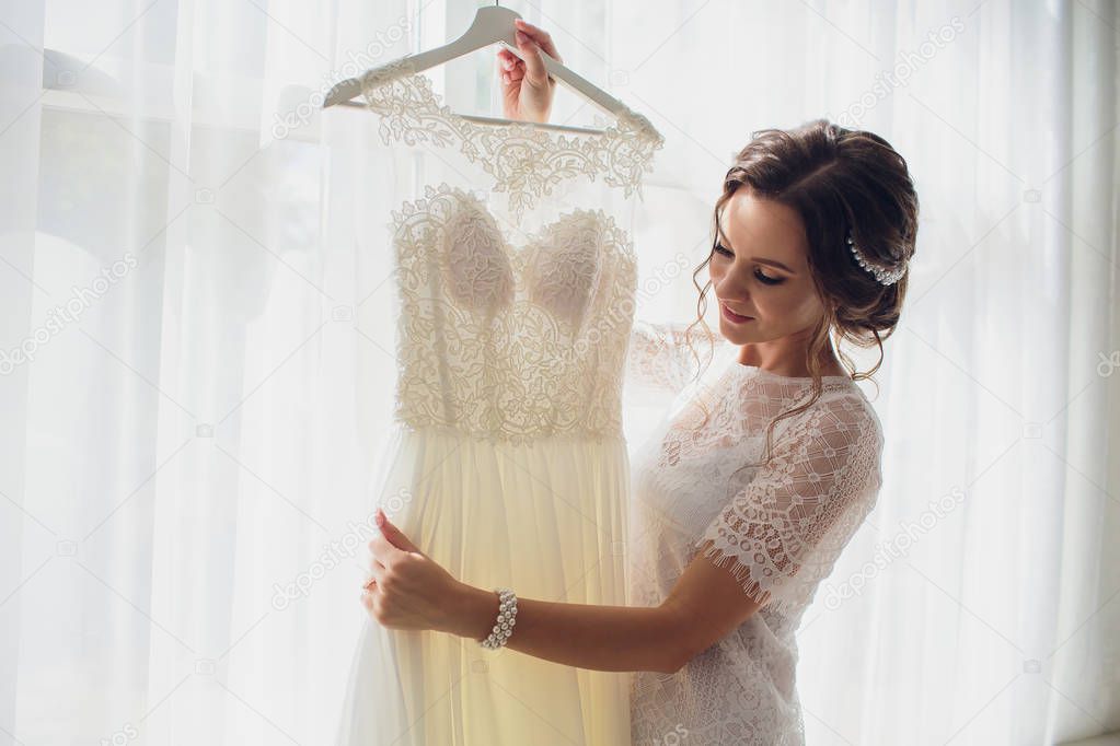 Abito Vestaglia Di Seta Sposa Vestaglia Sposa Vestaglia Bianca