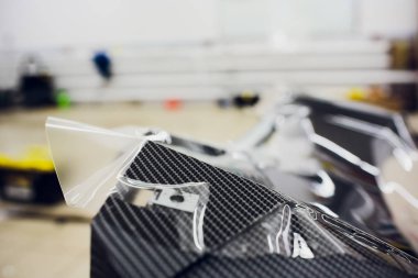 Şeffaf film şal, oto boya koruma Atv