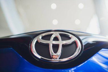 Ufa, Rusya - 05 Haziran 2018: Toyota Ch-R 2018 auto show araç satış