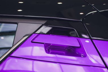 Soyut fotoğraf araba kapı kolu mor ve kilit