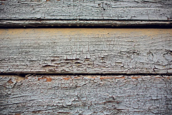 Vintage houten achtergrond met schilferende verf. — Stockfoto