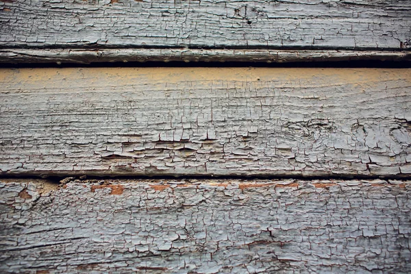 Vintage wood background with peeling paint. — Stock Photo, Image