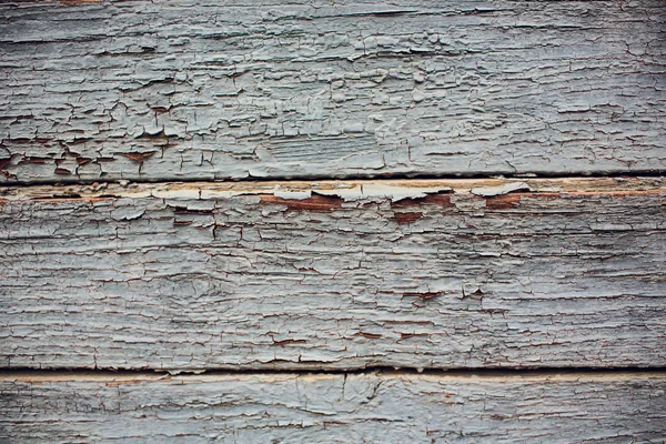 Vintage wood background with peeling paint. — Stock Photo, Image