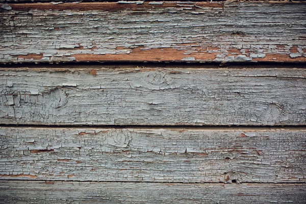 Vintage houten achtergrond met schilferende verf. — Stockfoto