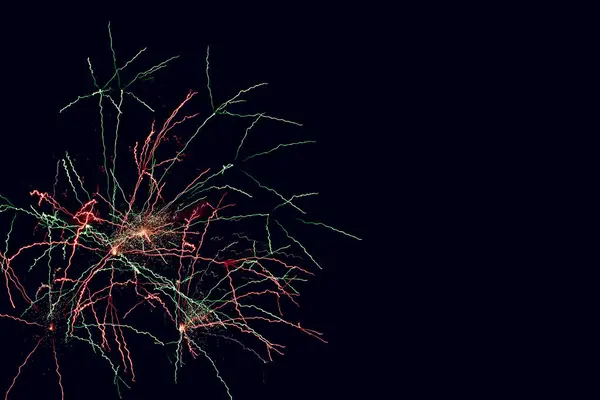 Astratto sfondo colorato fuochi d'artificio con spazio libero per il testo — Foto Stock