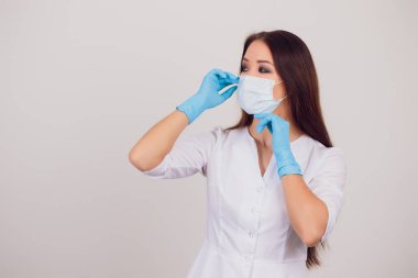 Güzel kadın tıp doktor gülümsemek yüz. Tıbbi bakım, hastalık teşhis, fiziksel, Doktor Danışma, sigorta kavramı. Dermatolog veya onkolog muayene.