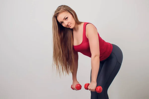 Fitness Sportovní dívka v módní sportovní fyzičce jóga. — Stock fotografie