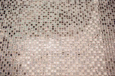 Beyaz mozaik arka plan ve doku döşer