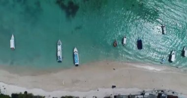 Manta Körfezi veya Kelingking Sahili Nusa Penida Adası, Bali, Endonezya