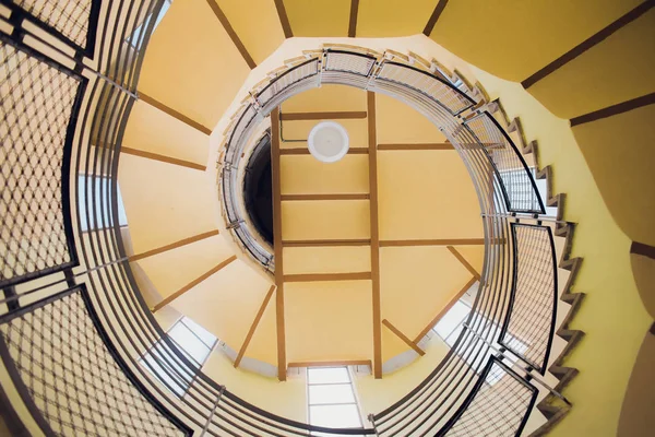 Spiral staircases architectural element of a historic building. — Stock Photo, Image