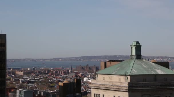 New York, New York, États-Unis. 2 septembre 2016 : New York vue de la circulation de haut — Video