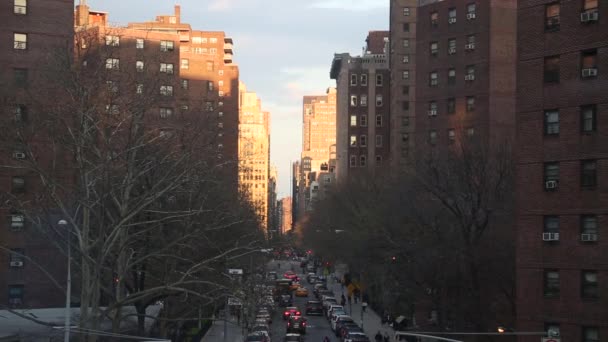 New York, New York, USA. 2. September 2016: New York City High Line Night in New York City. — Stockvideo