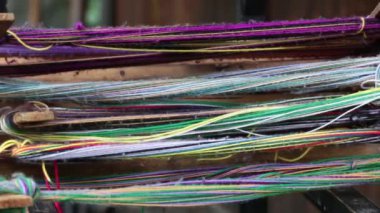 Eski Çin ev yapımı iplik araçları