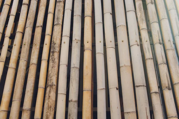 Pared de bambú o cerca de bambú textura fondo . — Foto de Stock