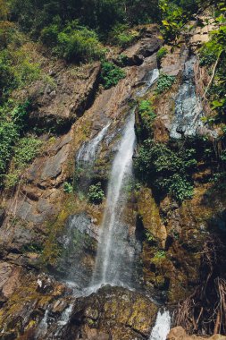 Tam Nang Şelalesi, Sri Phang-Nga Milli Parkı, Takuapa Bölgesi, Phang-Nga, Tayland.