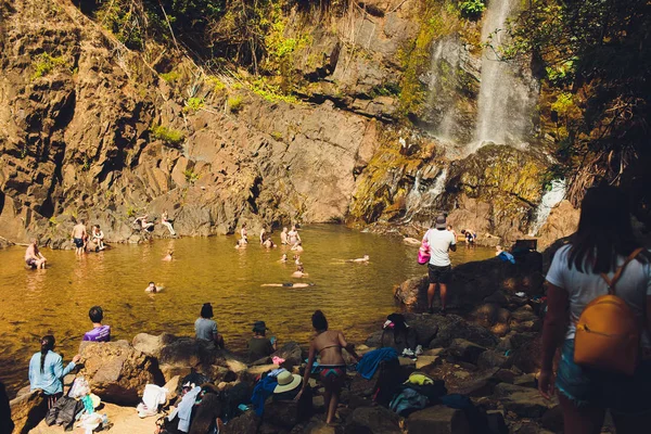 Phang-Ng, Thailand, 2 Mart, 2019: Tam Nang Waterval, Sri Phang-Nga Nationaal Park, Takuapa District, Phang-Nga, Thailand. — Stockfoto