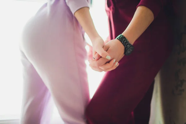 Nahaufnahme zweier verliebter junger Frauen. — Stockfoto