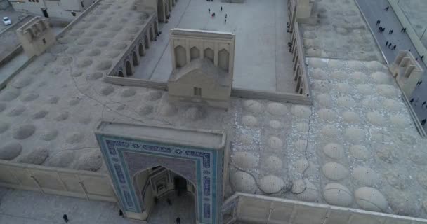 El maravilloso interior de la mezquita Kalon Bujará, Uzbekistán. Patrimonio de la Humanidad . — Vídeos de Stock