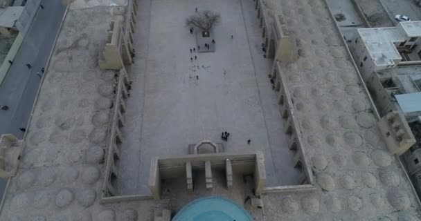 Το υπέροχο εσωτερικό του τζαμί της Τρικάλων, Μπουχάρα, Ουζμπεκιστάν. Παγκόσμια κληρονομιά της UNESCO. — Αρχείο Βίντεο