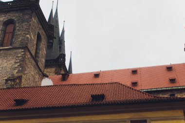 Prag, Çek Cumhuriyeti - kare ve astronomik saat.