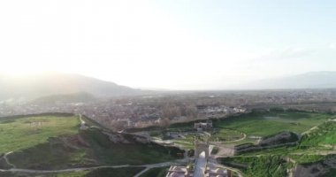Hisor, Tacikistan - 30 Temmuz 2018: Tacikistan Hisor Kalesi Manzarası, Orta Asya.